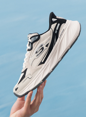 斯凯奇官方正品休闲鞋男鞋25冬季新款EDGERIDE绑带减震训练运动鞋