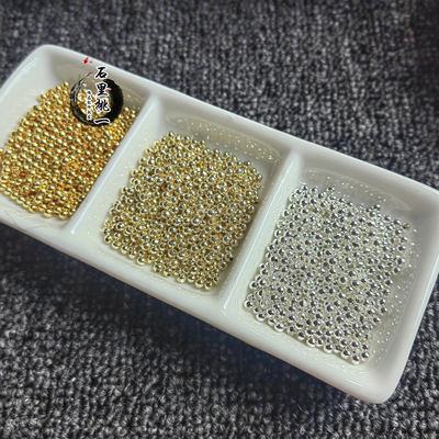 14k包金diy手工铜隔珠