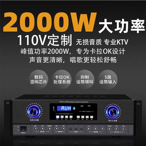 110V台湾卡啦OK功放海外扩音器
