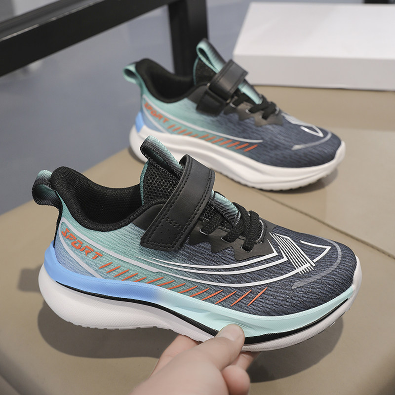 男童鞋子春秋2026新款儿童运动鞋网面减震男孩跑步鞋专业轻便软底