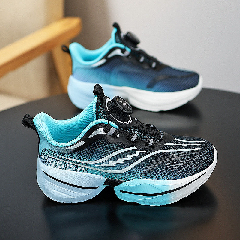 男童鞋跑步鞋2026新款夏季儿童运动鞋网面透气中大童男孩减震轻便