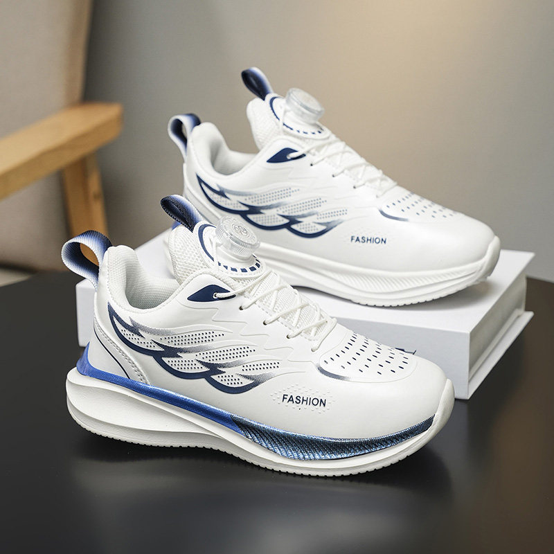 男童鞋子2026新款秋冬款皮面防滑软底儿童跑步鞋中大童男孩运动鞋