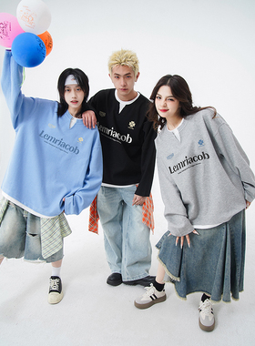 XZ707-1-WY6766-P68  假两件卫 衣 成分：棉65 聚酯纤维35