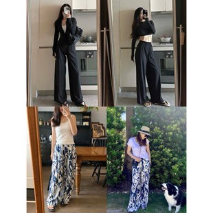 阔腿裤！夏天实用神裤~row风松弛感~轻薄速干防晒阔腿裤3色