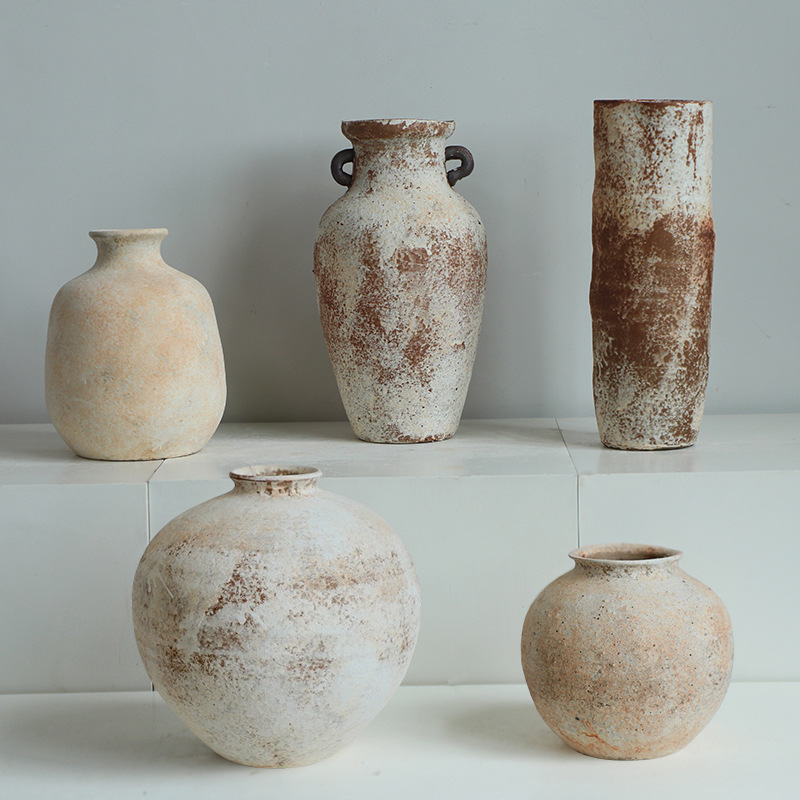 景德镇复古禅意手工陶瓷花瓶