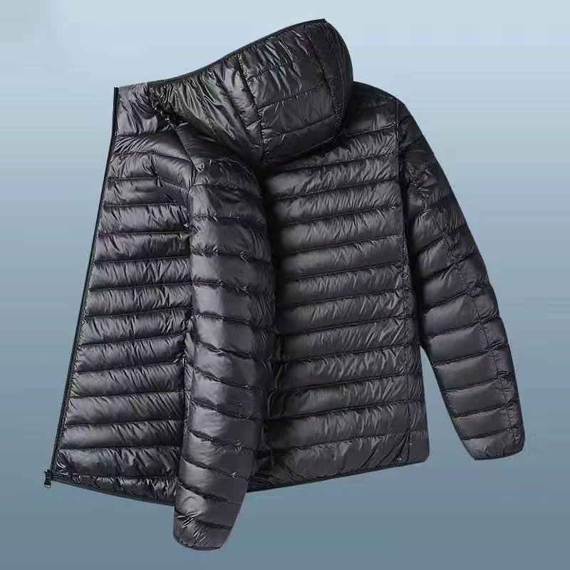 清仓羽绒棉服男轻薄立领宽松休闲冬季大码爸爸保暖外套棉衣男装