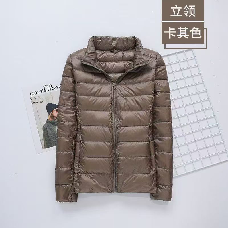 高端正品轻薄洋气羽绒棉服女短款新款修身女士大码小棉袄外套