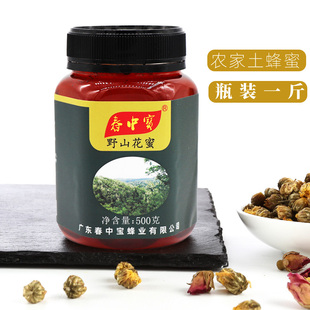 优质农家土蜂蜜野山花蜜山乌桕花蜜广东花蜜岭南花夏蜜500g