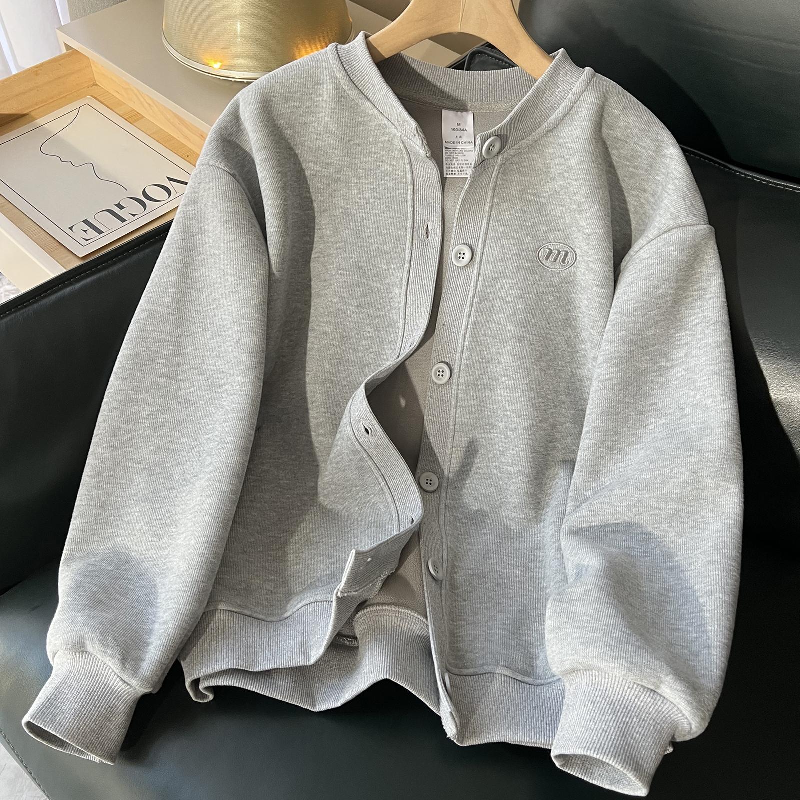 厚款摇粒绒加绒加厚外套宽松版型