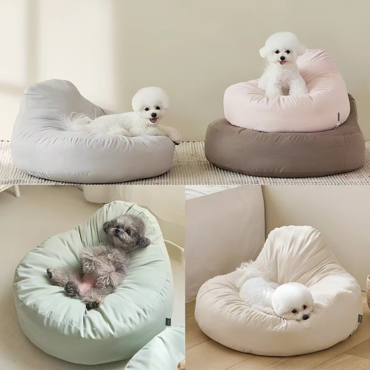韩国woolly猫咪狗狗垫子懒人沙发