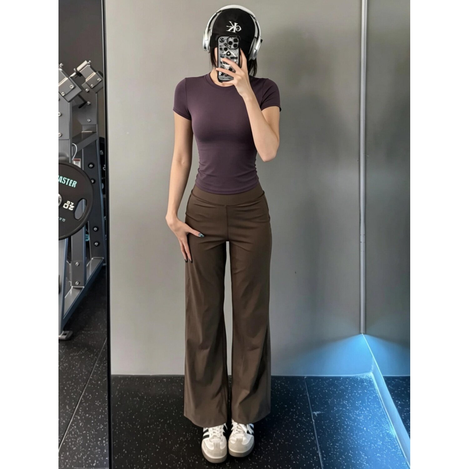 瑜伽上衣女夏季普拉提训练服户外跑步运动T恤修身圆领健身服短袖