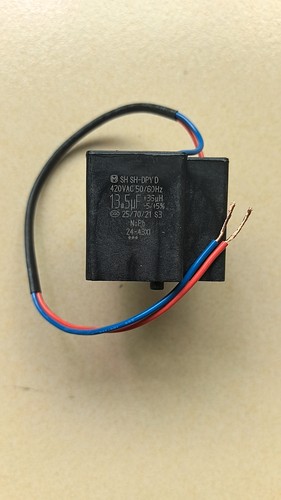 适用全新松下洗衣机13.5UF+36UH启动电容 12.5UF+36UH电容器