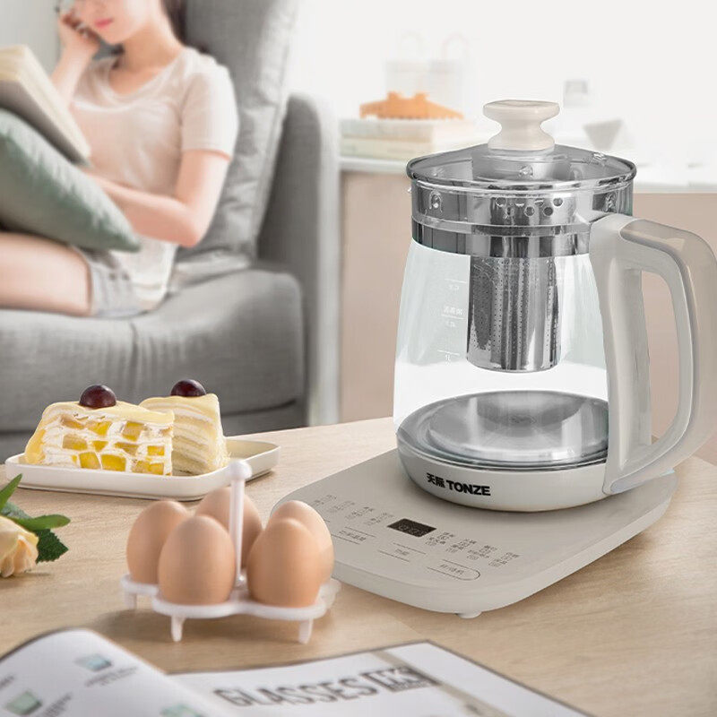 天际养生壶家用玻璃电全自动加厚煮茶壶煮茶器多功能分体式烧水壶