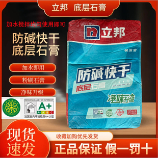 立邦快涂宝防碱底层石膏墙面掉皮修补腻子粉打底找平快干粉刷石膏