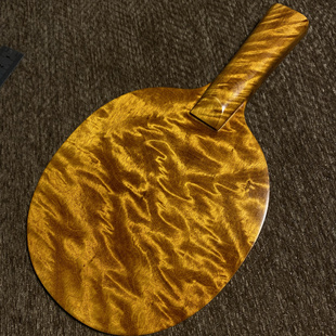 金丝楠木横拍乒乓球拍纯木整版原木花纹一物一拍加厚款底板拍名贵