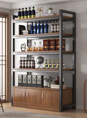 新中式酒柜客厅烟酒展示柜酒架