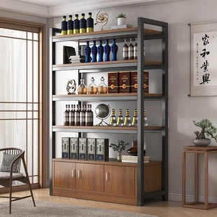 新中式酒柜闲鱼二手家具旧货市场入口靠墙客厅烟酒展示柜储物柜子