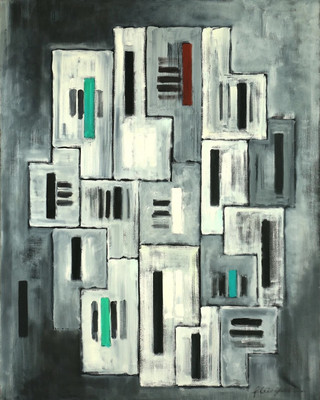 YC792【德国】阿道夫·弗来驰曼 Adolf Fleischmann 抽象绘画图库