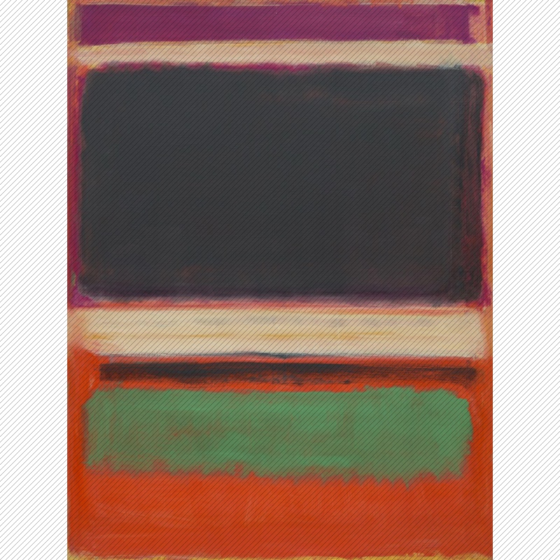 K475【美国】马克·罗斯科（Mark Rothko）抽象绘画油画网传图库