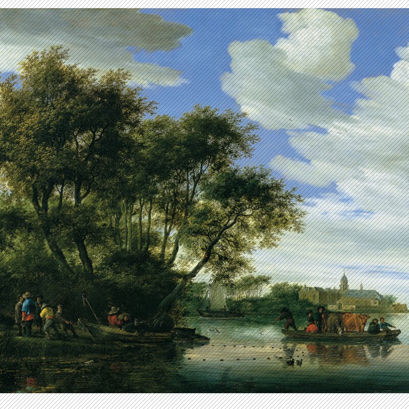 t381【荷兰】雷斯达尔(salomon van ruysdael)油画超高清图库