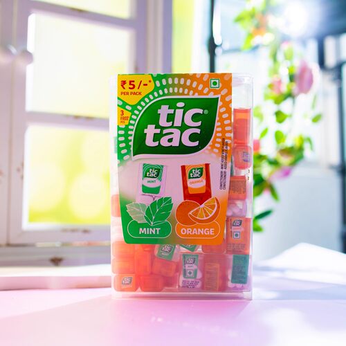 意大利tictac香橙子薄荷什锦味滴答嘀嗒迷你盒装木糖醇口香薄荷糖