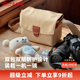 单肩女斜跨适用富士尼康佳能r50索尼zve10 吉尼佛巧克力 摄影相机内胆包 男女包