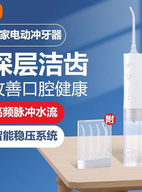 小米米家电动冲牙器MEO701 家用便携式水牙线口腔电动牙刷洗牙器