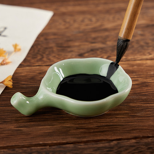 御宝阁墨碟毛笔架书法用品