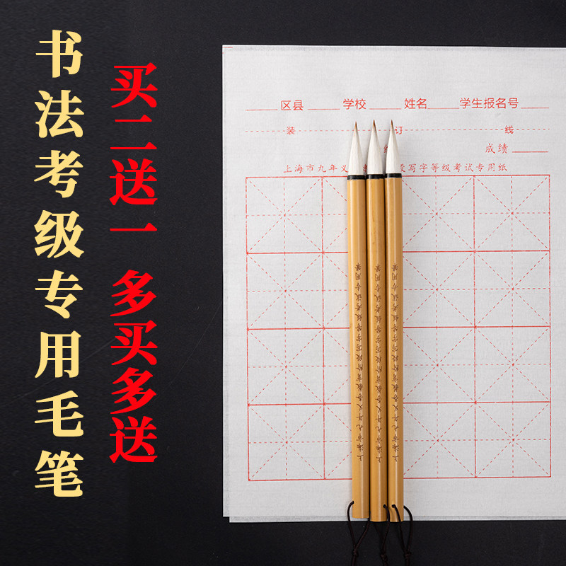 上海市九年义务教育考试专用阶段写字等级书法考级小学初中学生入门中