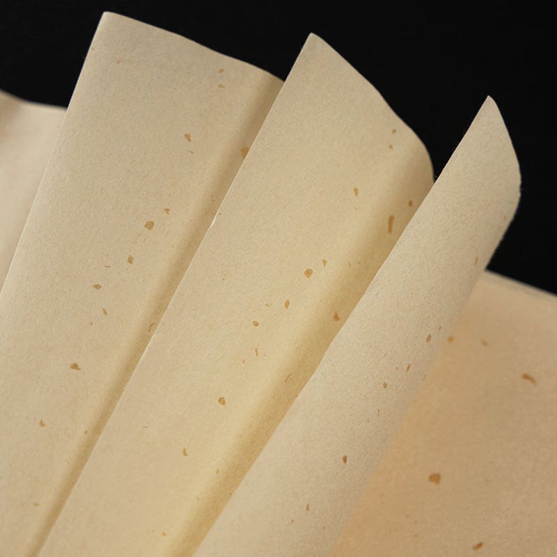 御宝阁半生半熟仿古色宣纸书法专用纸100张四尺对开国画宣纸初学