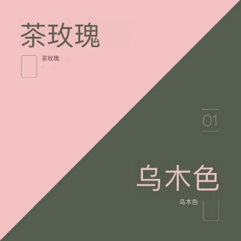 墙面彩色水性涂料茶玫瑰+乌木色室外墙壁粉刷覆盖改色乳胶漆面漆