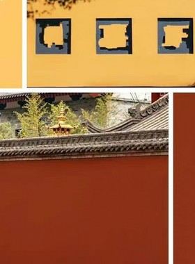 复古红色故宫红色砖红色自建房家装红色外墙乳胶漆防水防晒墙面漆