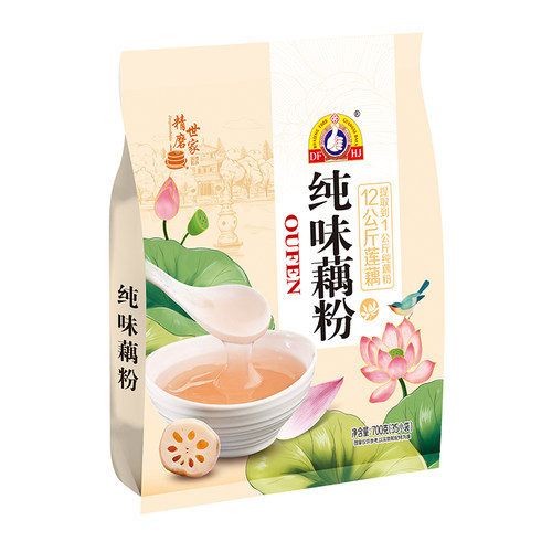 大发华精低脂纯味即食早餐藕粉