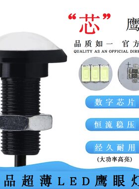 汽车改装12W大功率led超薄流氓