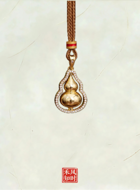 禾｜古法沙金项链秋冬配饰女毛衣链轻奢高级感小众设计饰品首饰