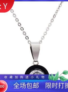 新款欧美跨境ins时尚个性10MM立体镶锆石百搭项链锁骨链饰品