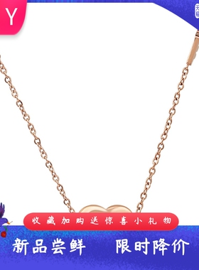 个性简约11MM短款锁骨链简约爱心