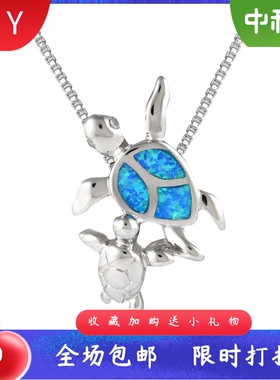 Tiktokins欧美风蓝色镶进口opal
