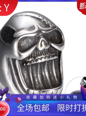 原创设计风酒吧鬼头开瓶器戒指