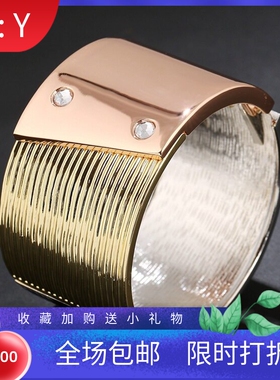 女士锌合金情侣饰品手环明星同款