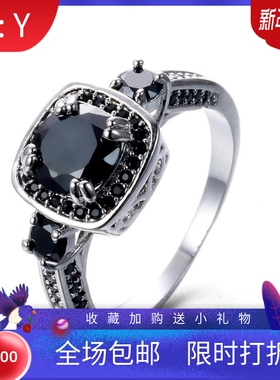 新款首饰 水晶镶钻饰品 女士 欧美戒指 时尚锆石银饰手饰