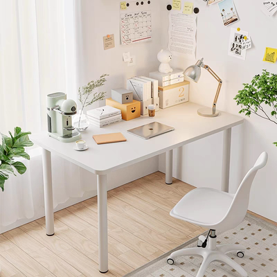 电脑桌办公桌子家用简易写字台书桌卧室长条桌学习桌化妆桌可定做