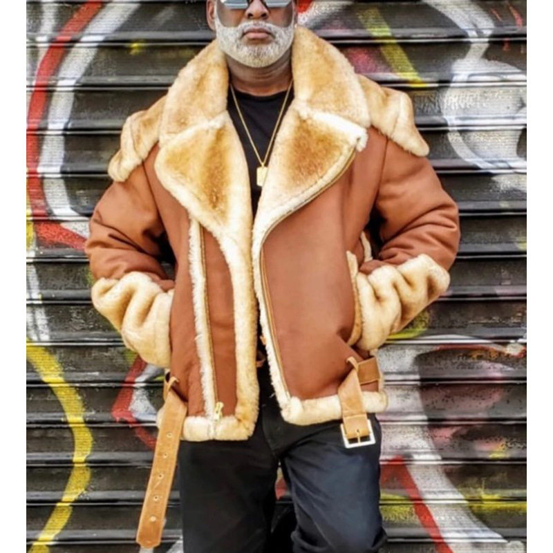 Uncle大叔气质经典皮草男