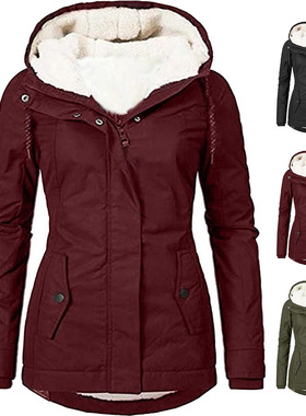 Export quality velvet cotton cothing出口优质加绒棉衣秋冬女装