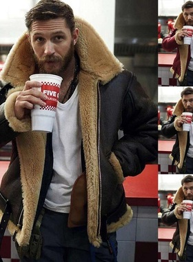 Export of European faux fur coats出口欧洲人造皮草大衣冬季男