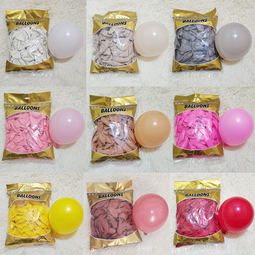 加厚防爆10寸圆形气球节庆装饰