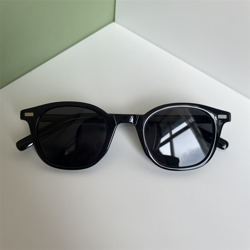 防紫外线小圆框女士太阳镜