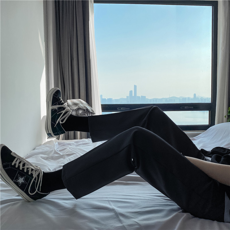 港风秋冬款男休闲裤加绒加厚小脚韩版百搭裤H04加绒,男装休闲裤,星座1013-1
