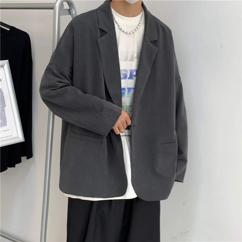 港风秋男西装外套单西一粒扣外套小西服Y332P45,男装西服,星座1013-1
