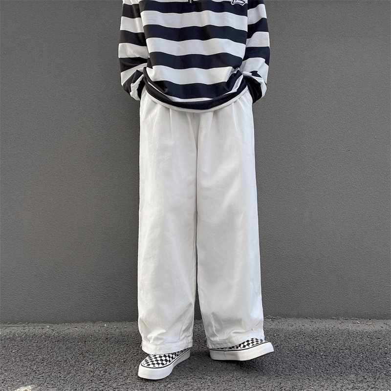 2022港风春款男休闲裤大直筒宽松阔腿老爹裤h7062,男装休闲裤,星座1013-1
